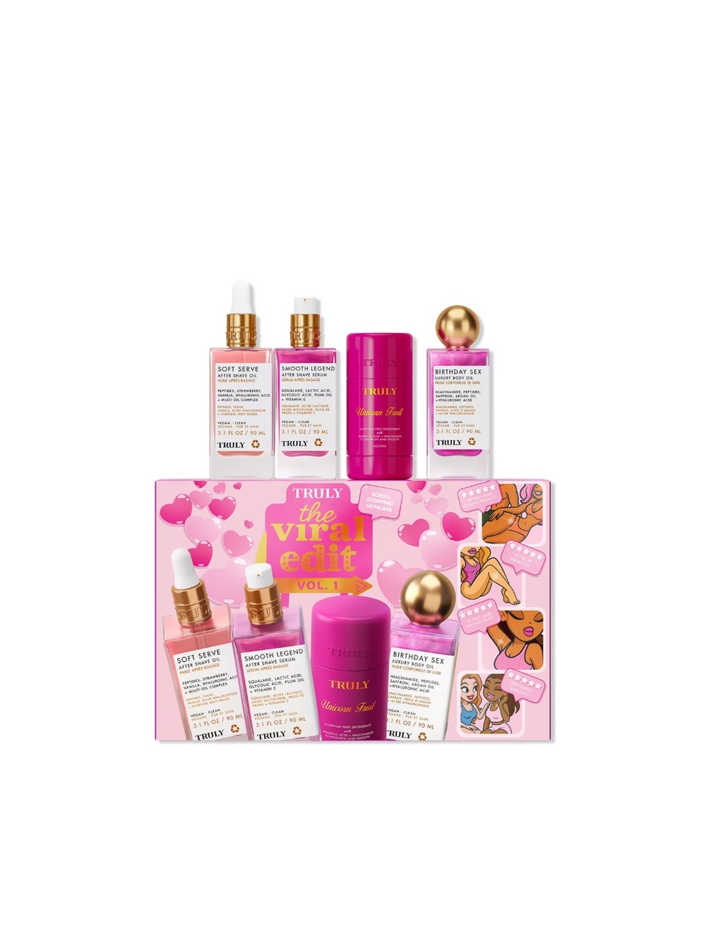 TRULY Skincare & Body Gift Set - Pink
